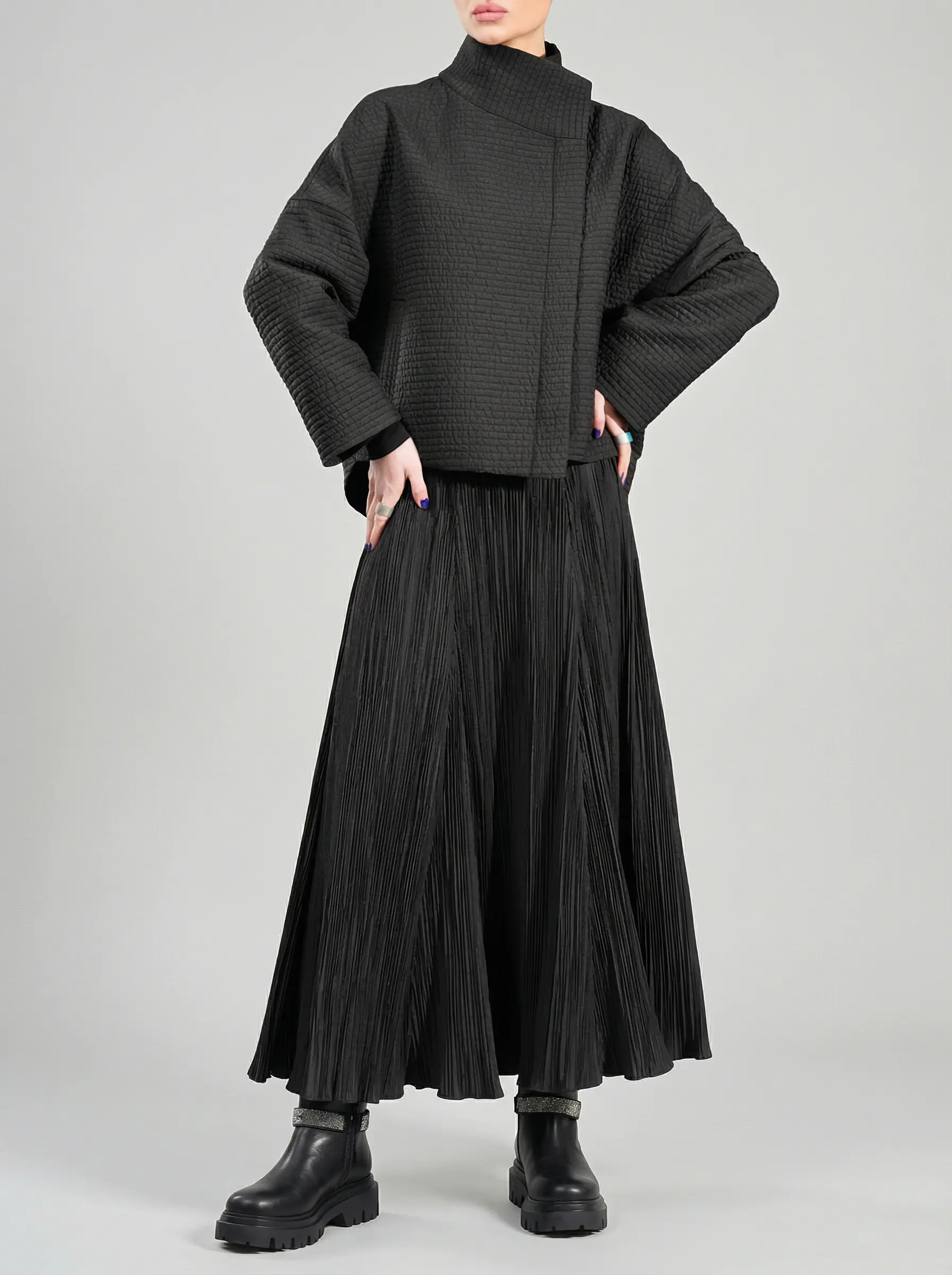 Юбка однотонная