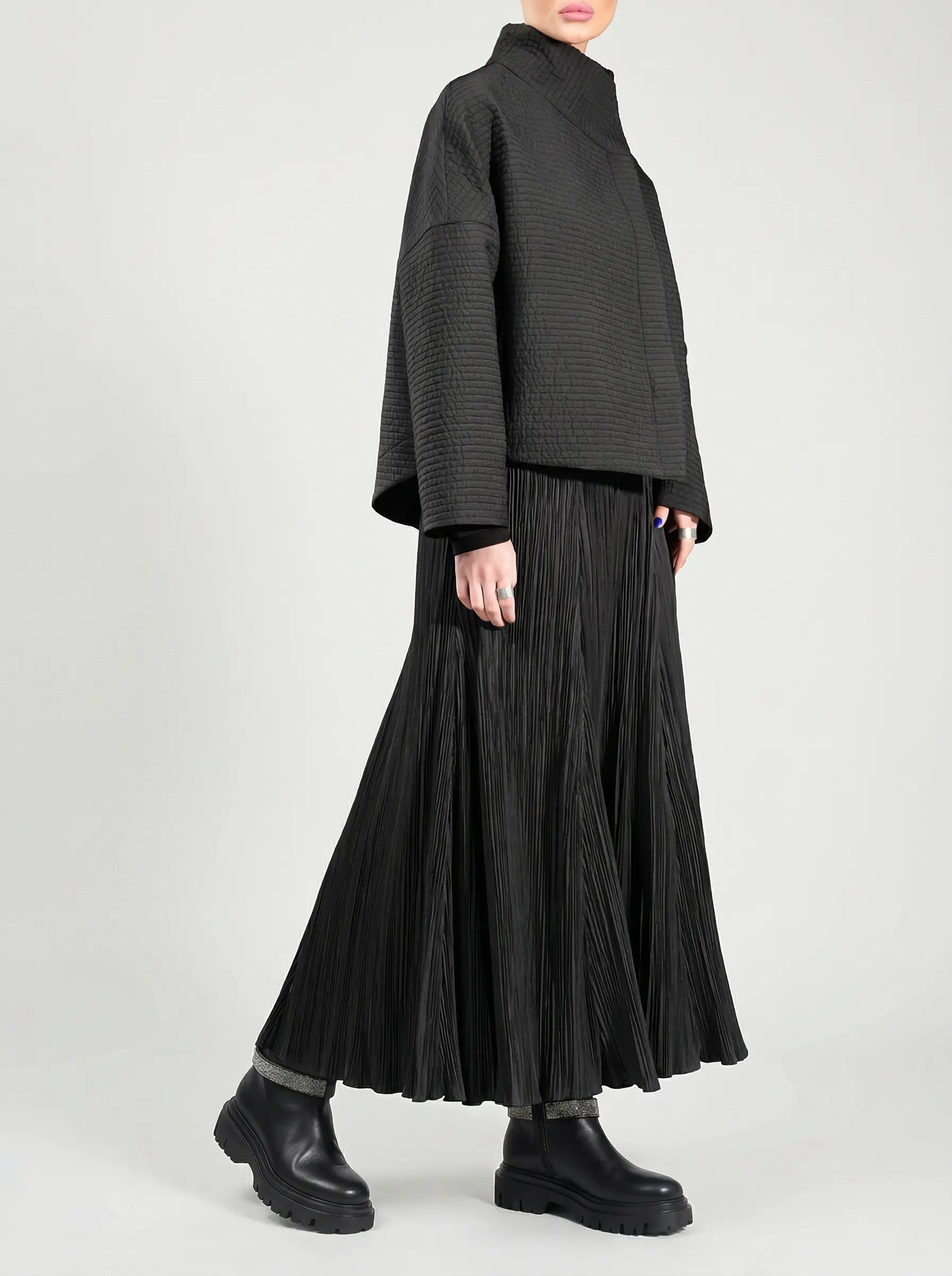 Юбка однотонная