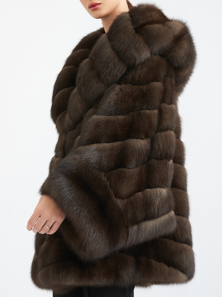 Шуба из меха соболя