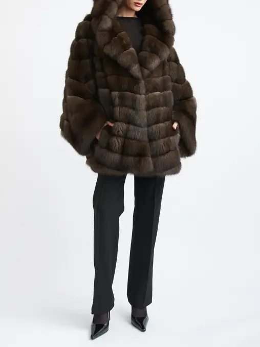 Шуба из меха соболя JULIA DILUA