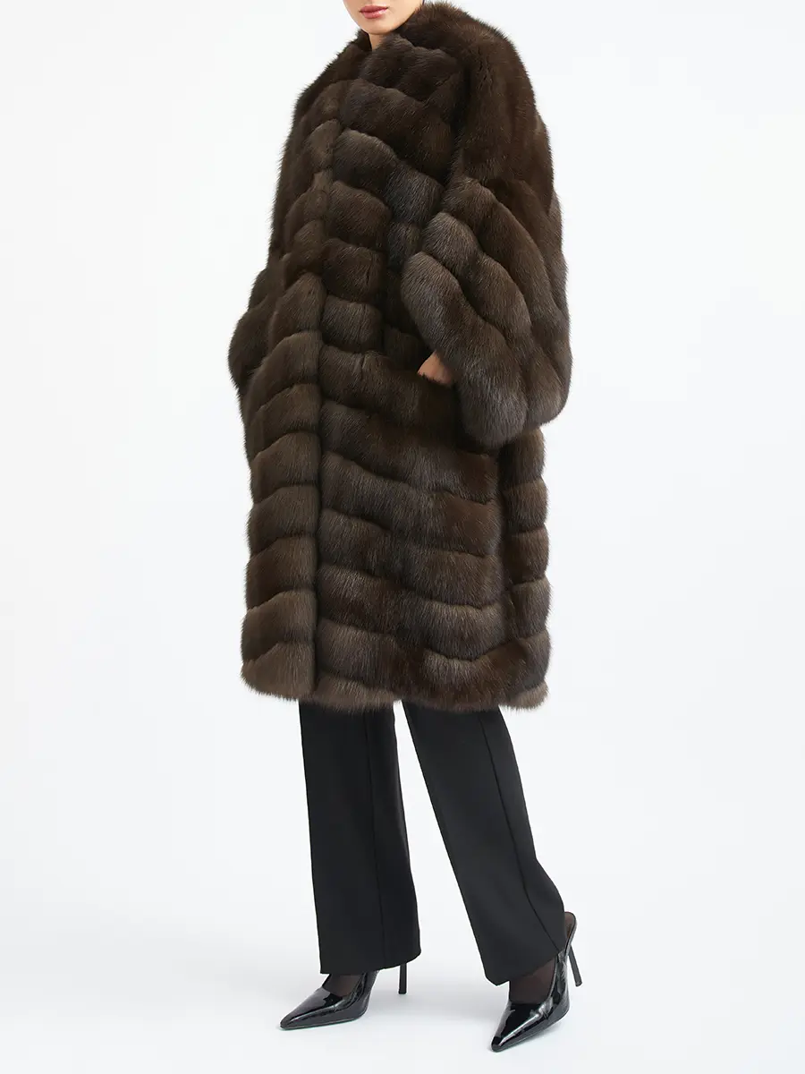 Шуба из меха соболя