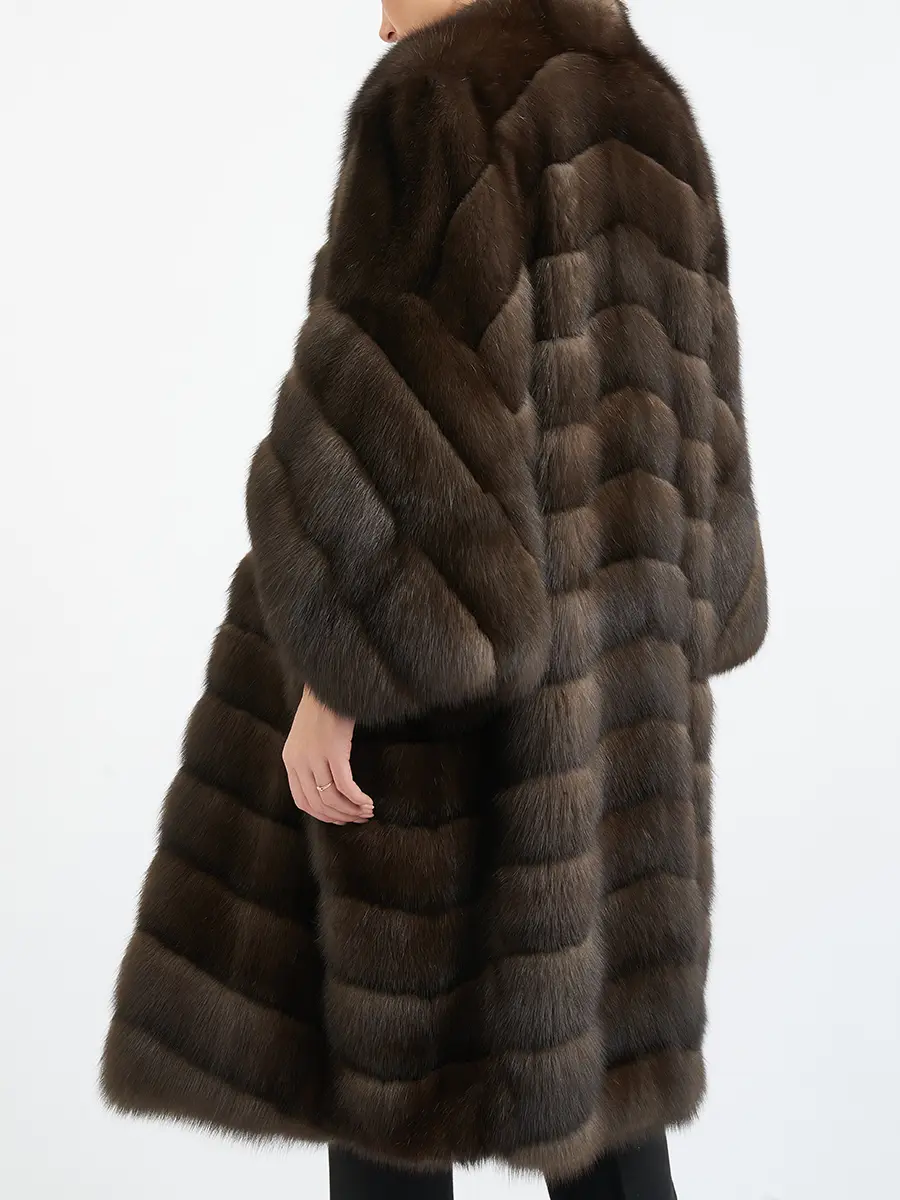 Шуба из меха соболя