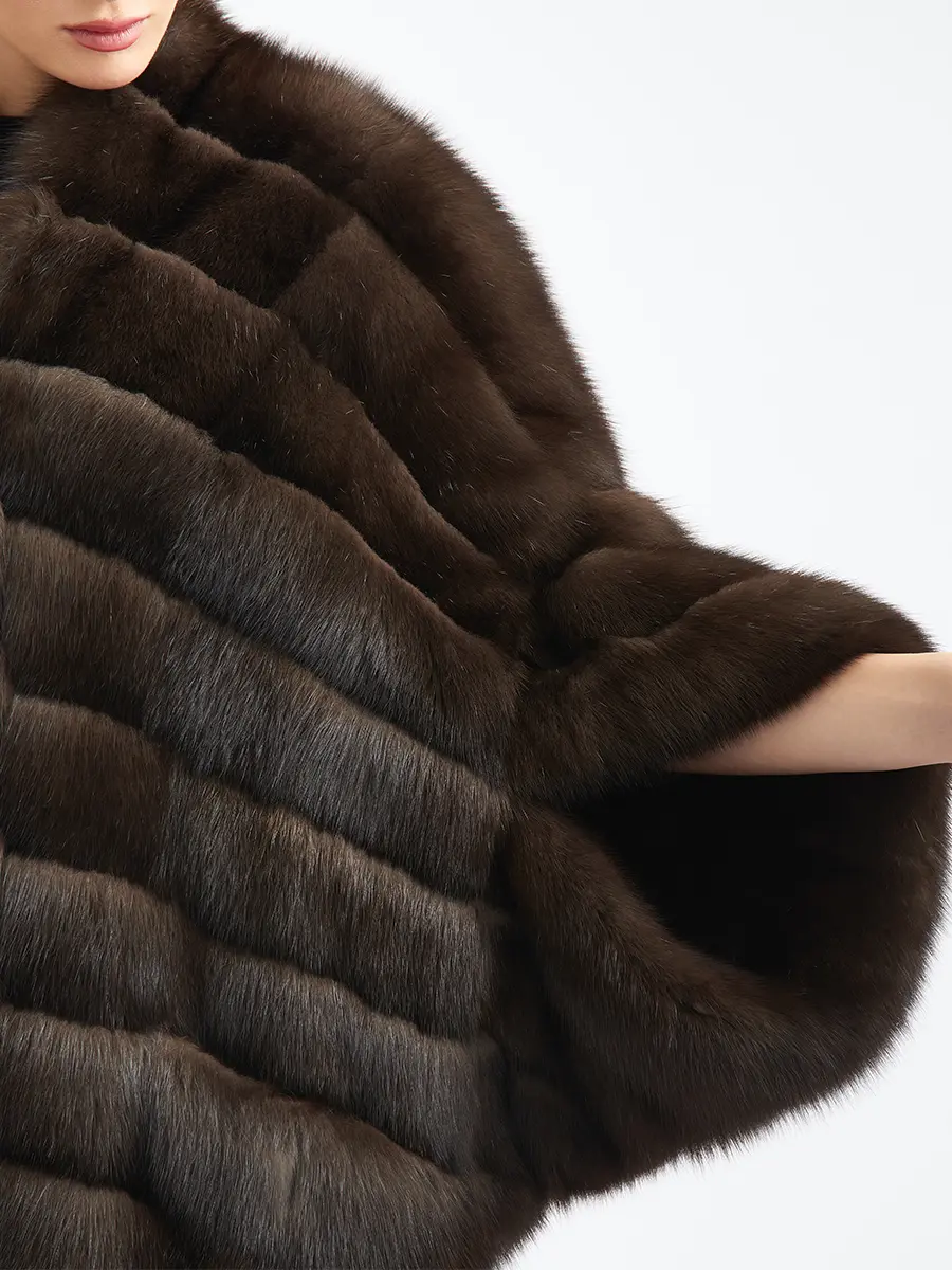 Шуба из меха соболя