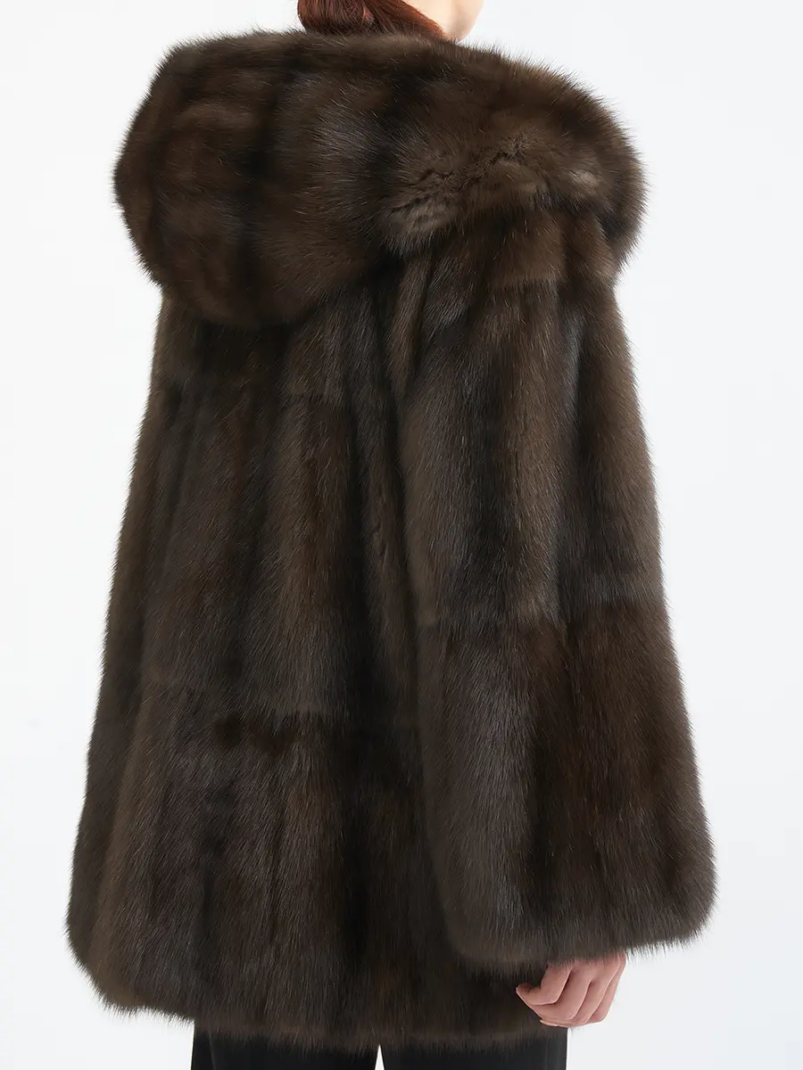 Шуба из меха соболя