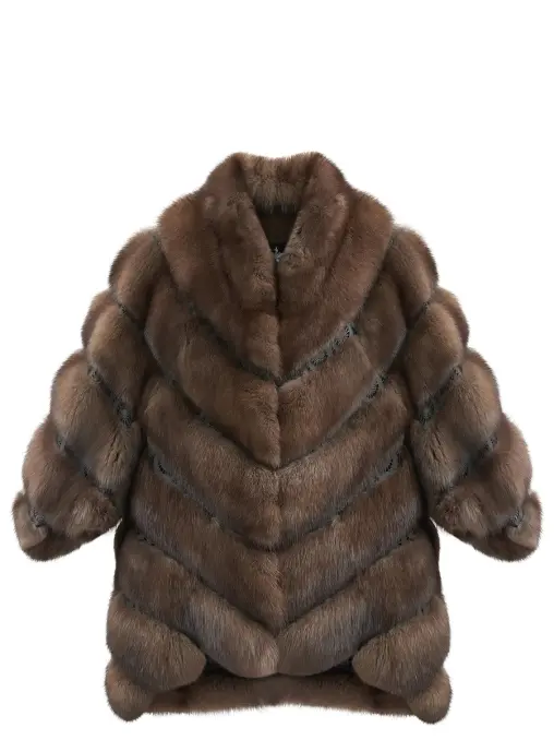 Пончо из меха соболя JULIA DILUA