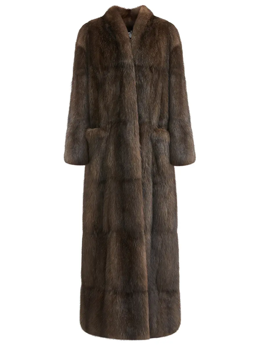 Шуба из меха соболя