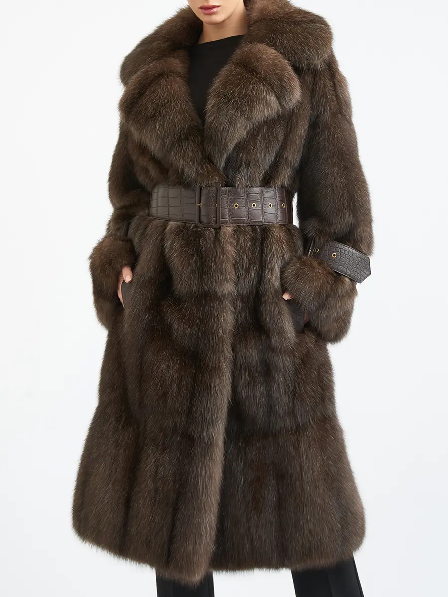 Шуба из меха соболя