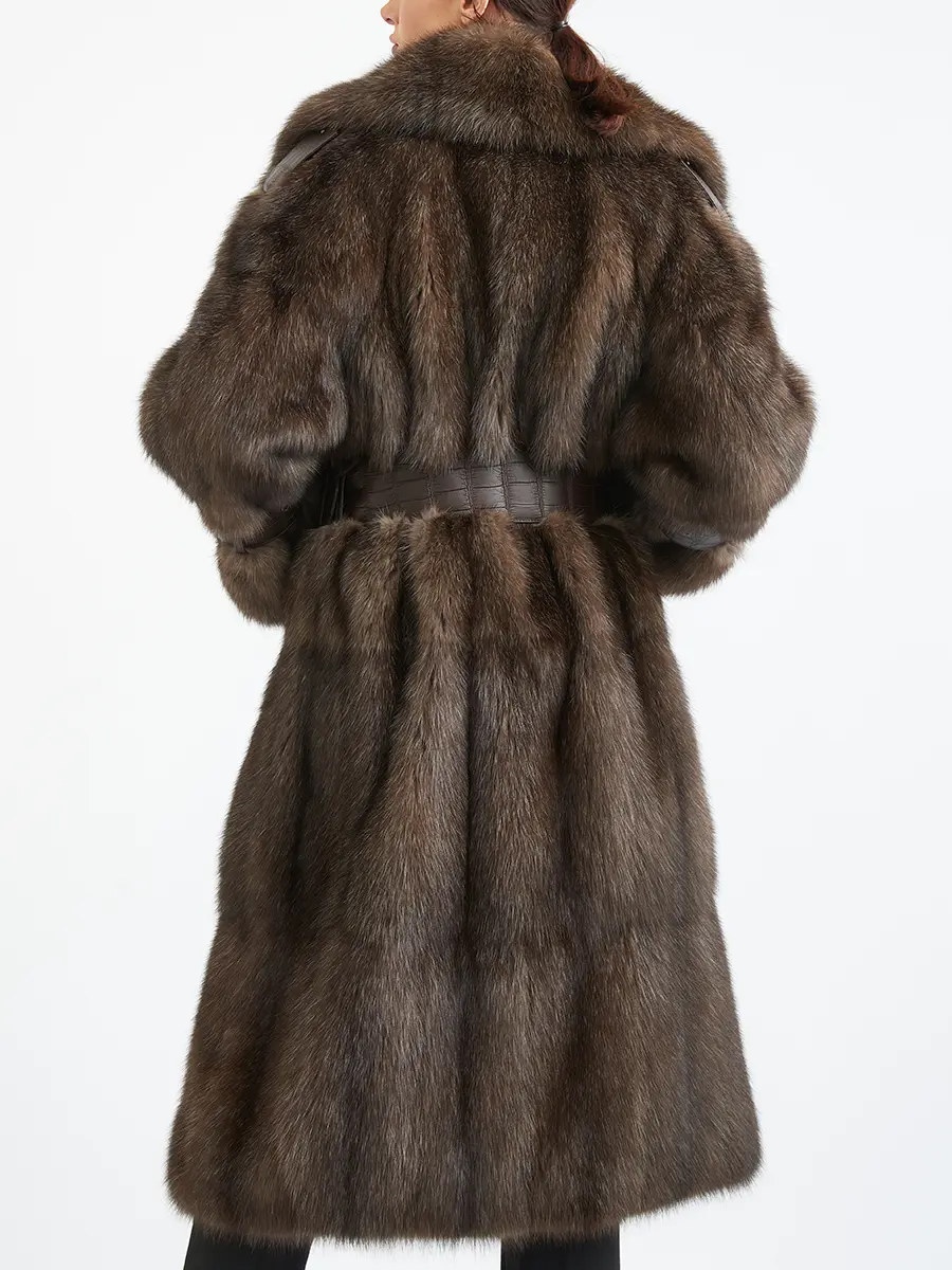 Шуба из меха соболя