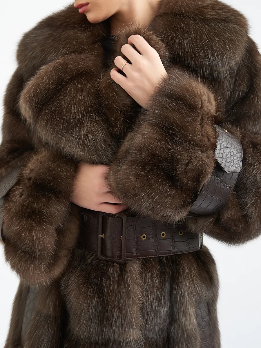 Шуба из меха соболя