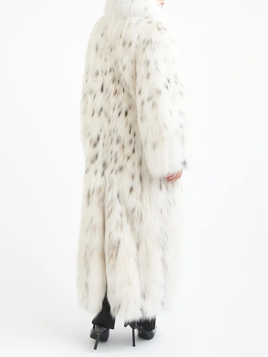 Шуба из меха рыси