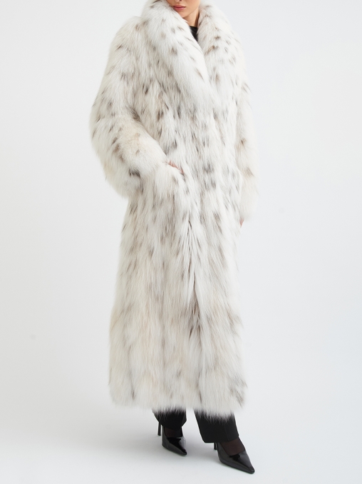 Шуба из меха рыси JULIA DILUA