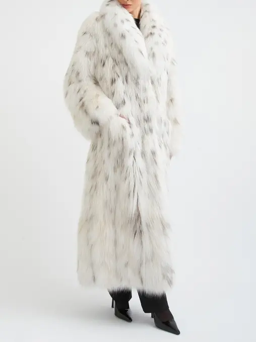 Шуба из меха рыси JULIA DILUA