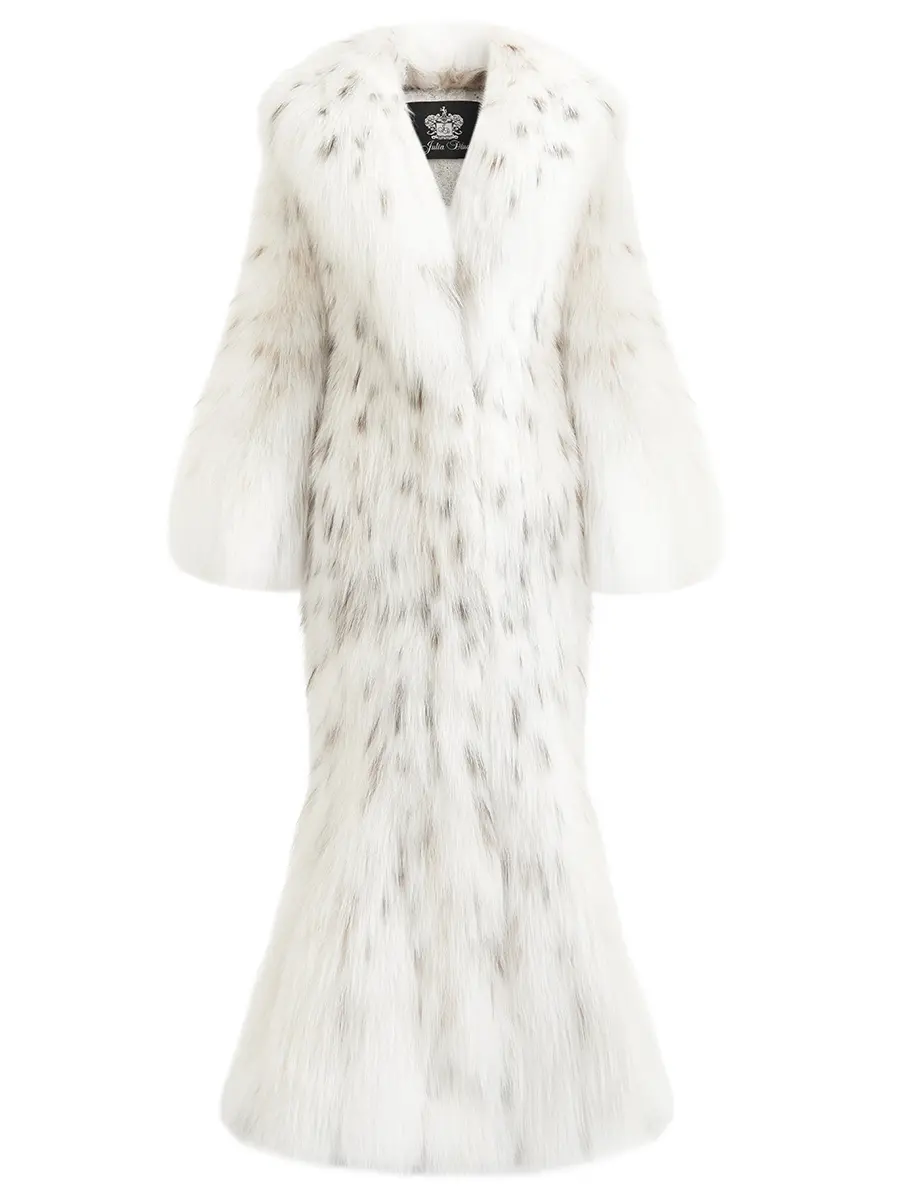 Шуба из меха рыси