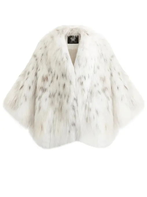 Пончо из меха рыси JULIA DILUA