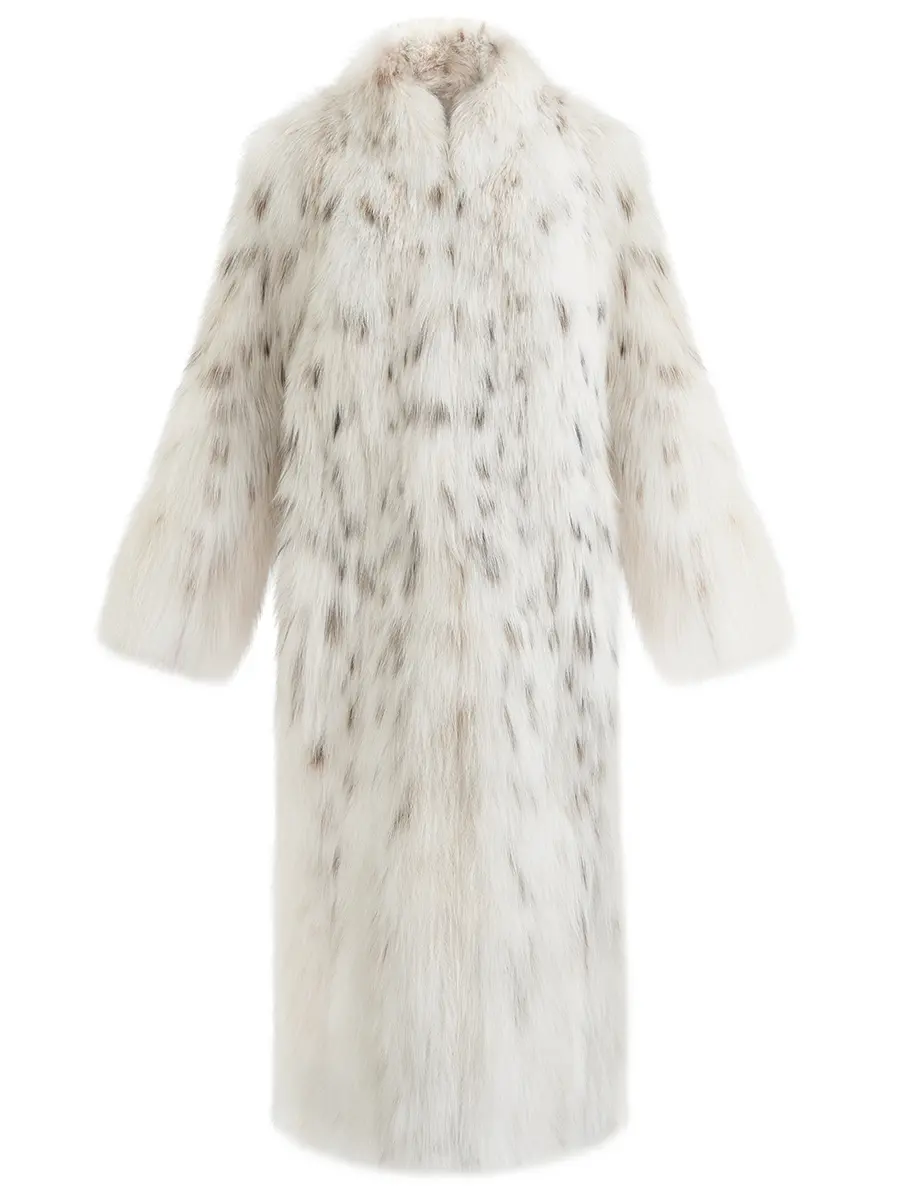 Шуба из меха рыси