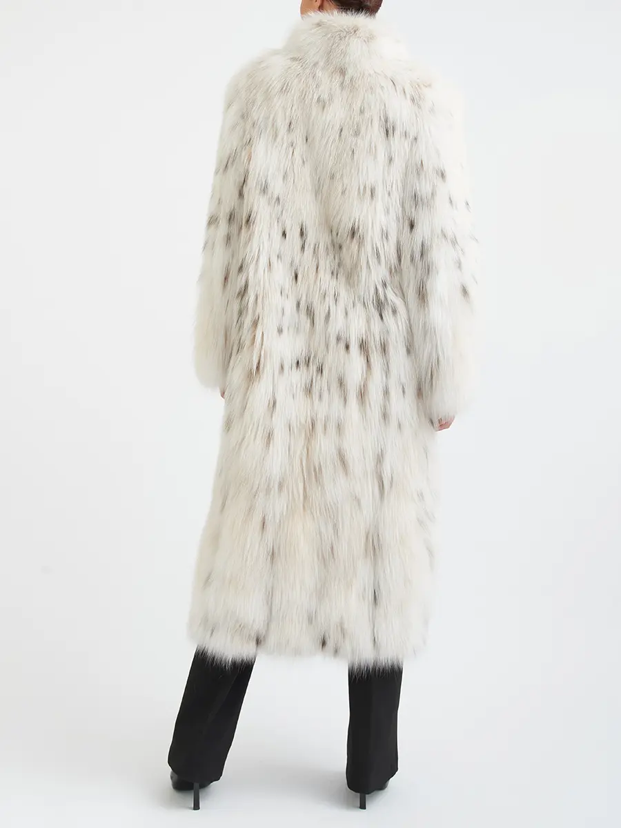 Шуба из меха рыси