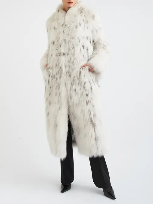 Шуба из меха рыси JULIA DILUA