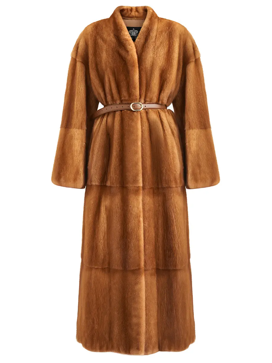 Шуба из меха норки