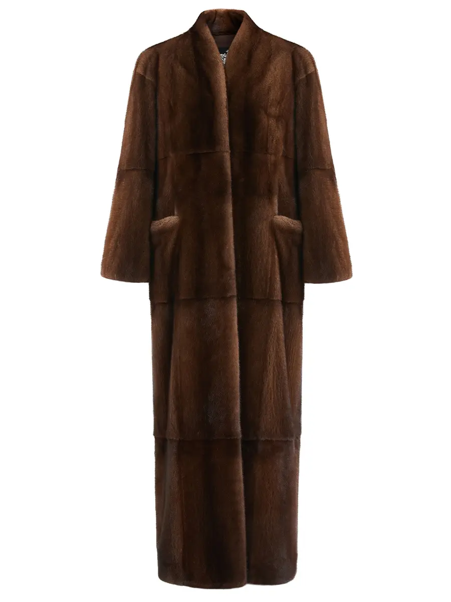 Шуба из меха норки