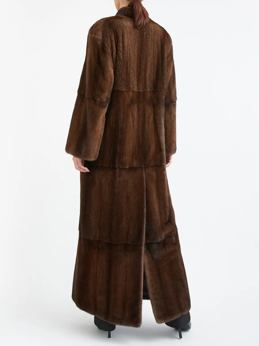 Шуба из меха норки