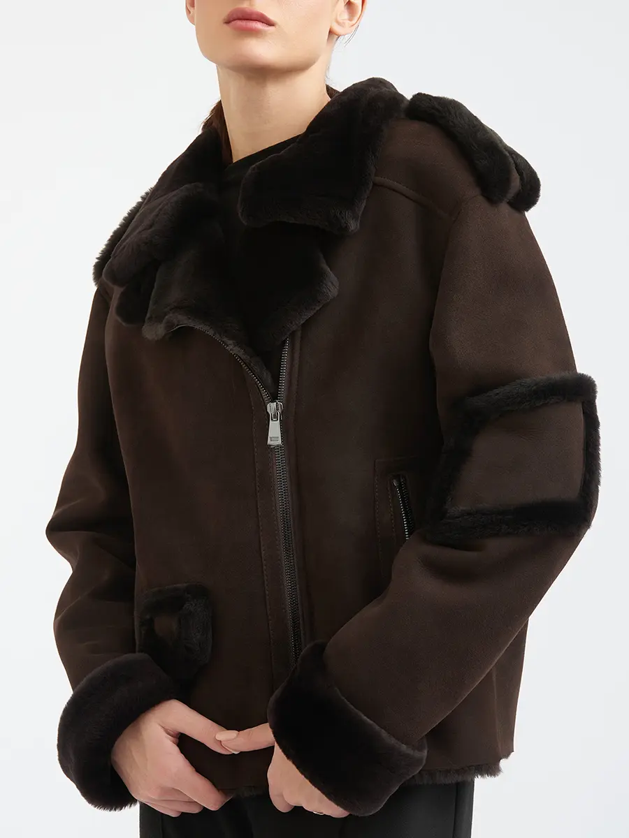 Дубленка из меха овчины