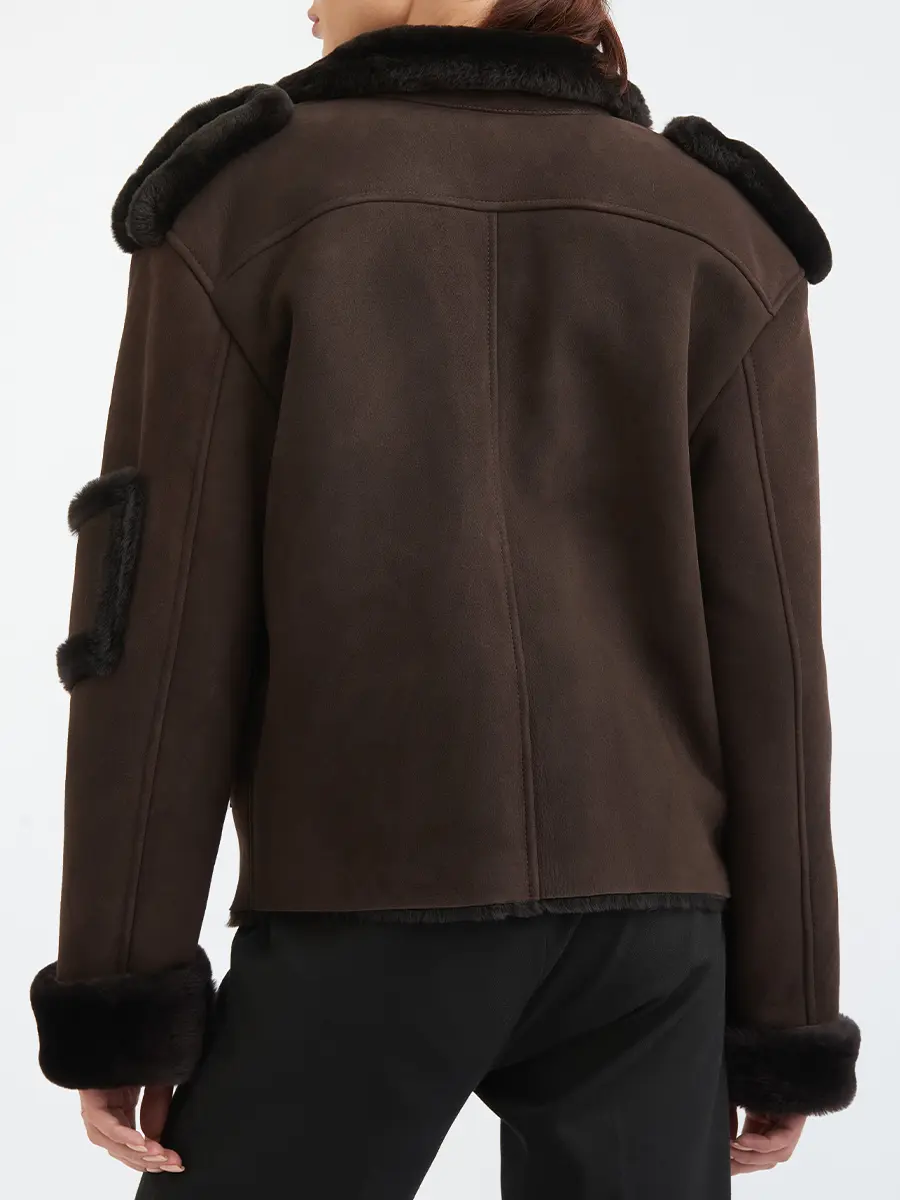 Дубленка из меха овчины