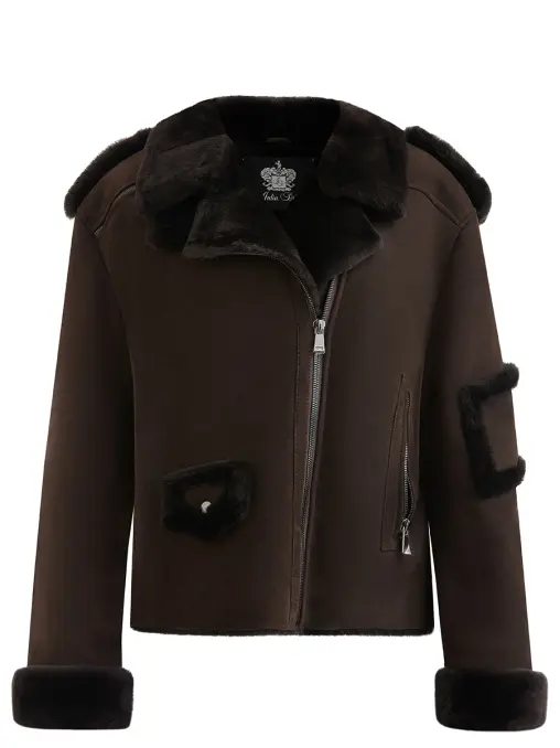 Дубленка из меха овчины JULIA DILUA