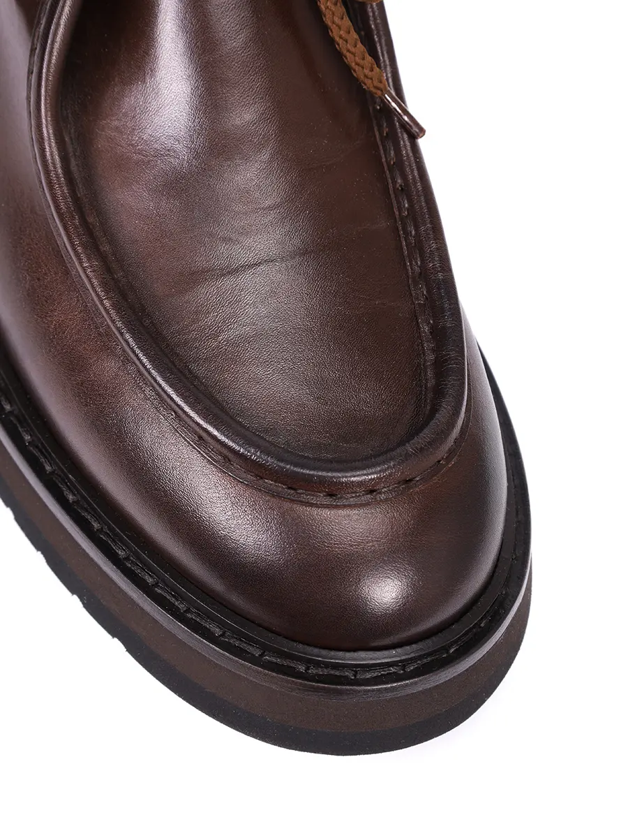 Полуботинки кожаные