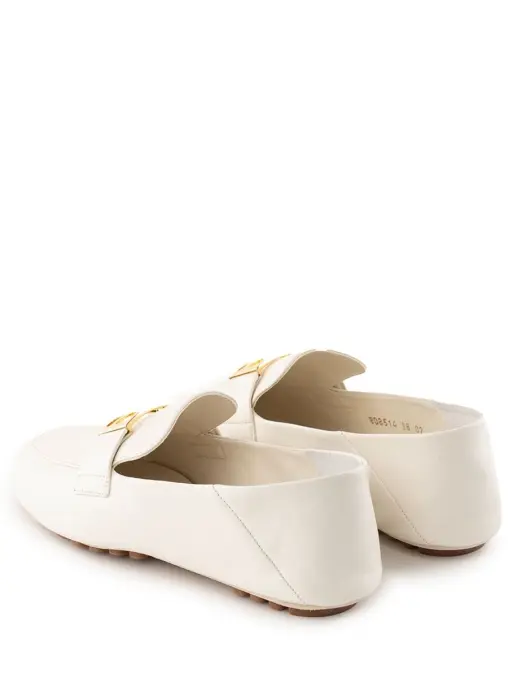 Мокасины кожаные FENDI