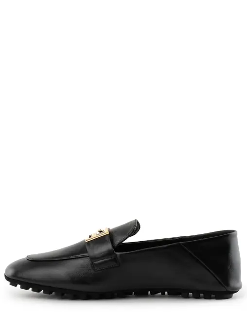 Мокасины кожаные FENDI