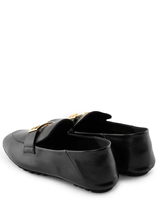 Мокасины кожаные FENDI