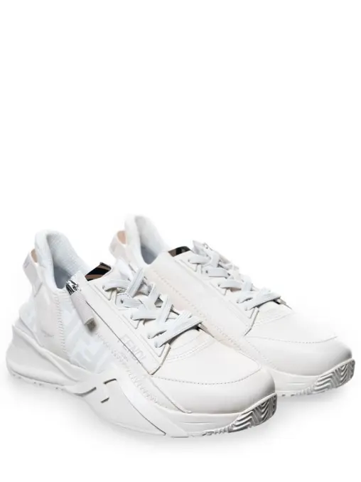 Кроссовки кожаные FENDI