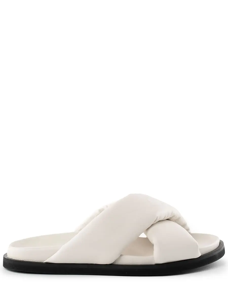 Шлепанцы кожаные