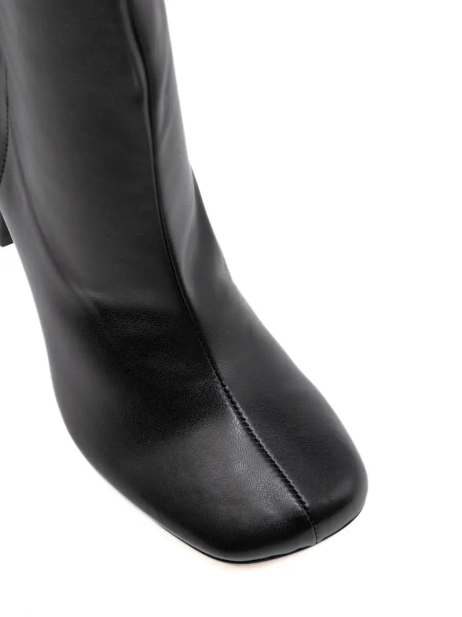 Ботильоны кожаные