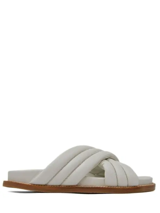 Шлепанцы кожаные FABIANA FILIPPI