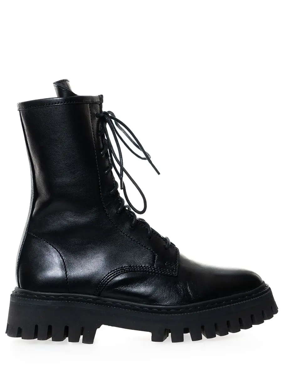 Ботинки кожаные