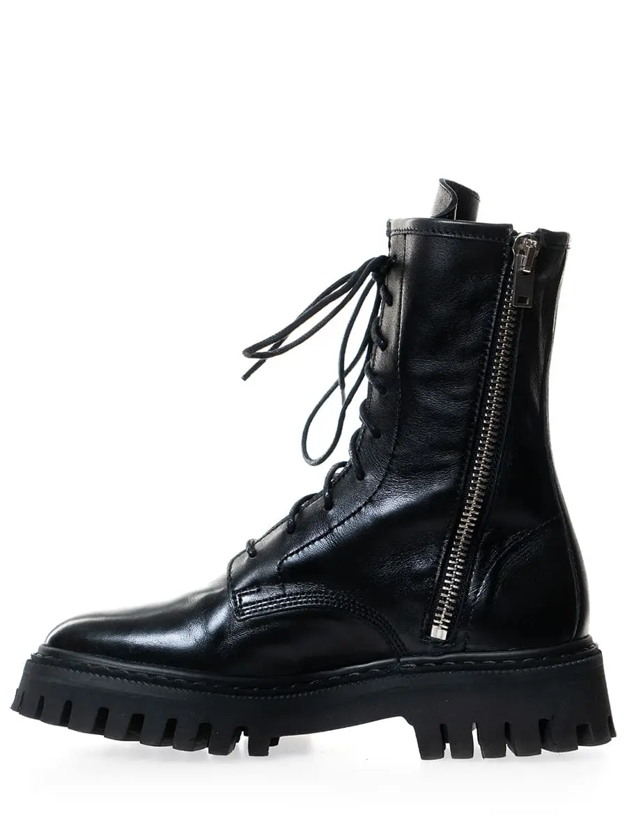 Ботинки кожаные