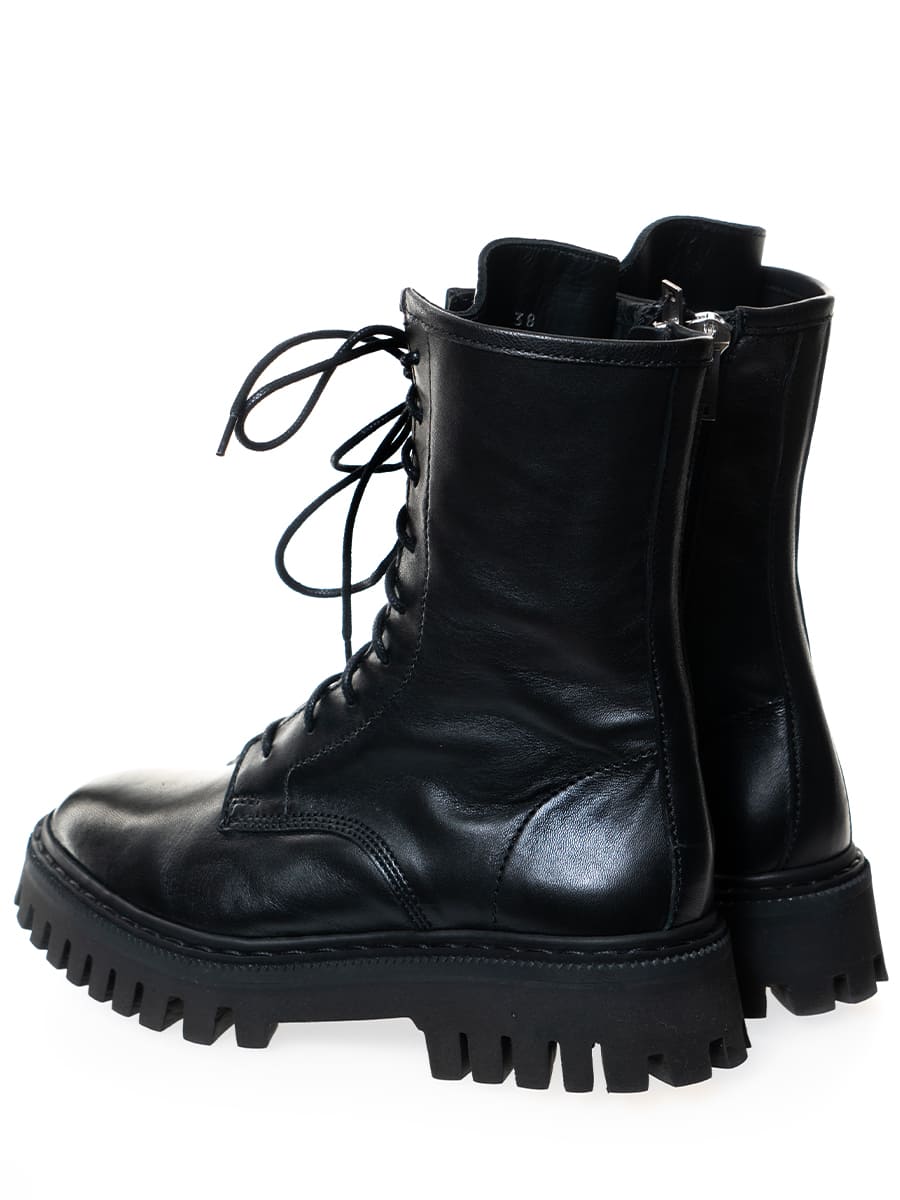 Ботинки кожаные