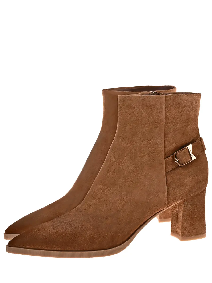 Ботильоны замшевые