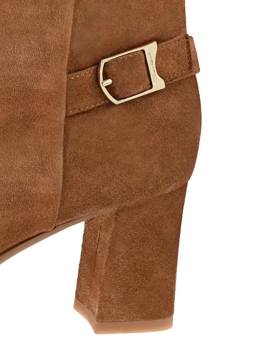 Ботильоны замшевые