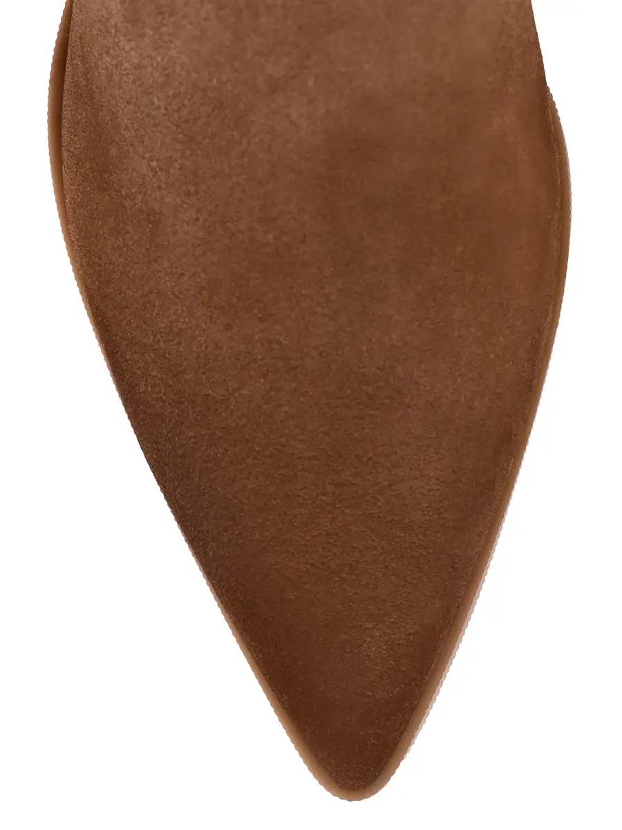 Ботильоны замшевые