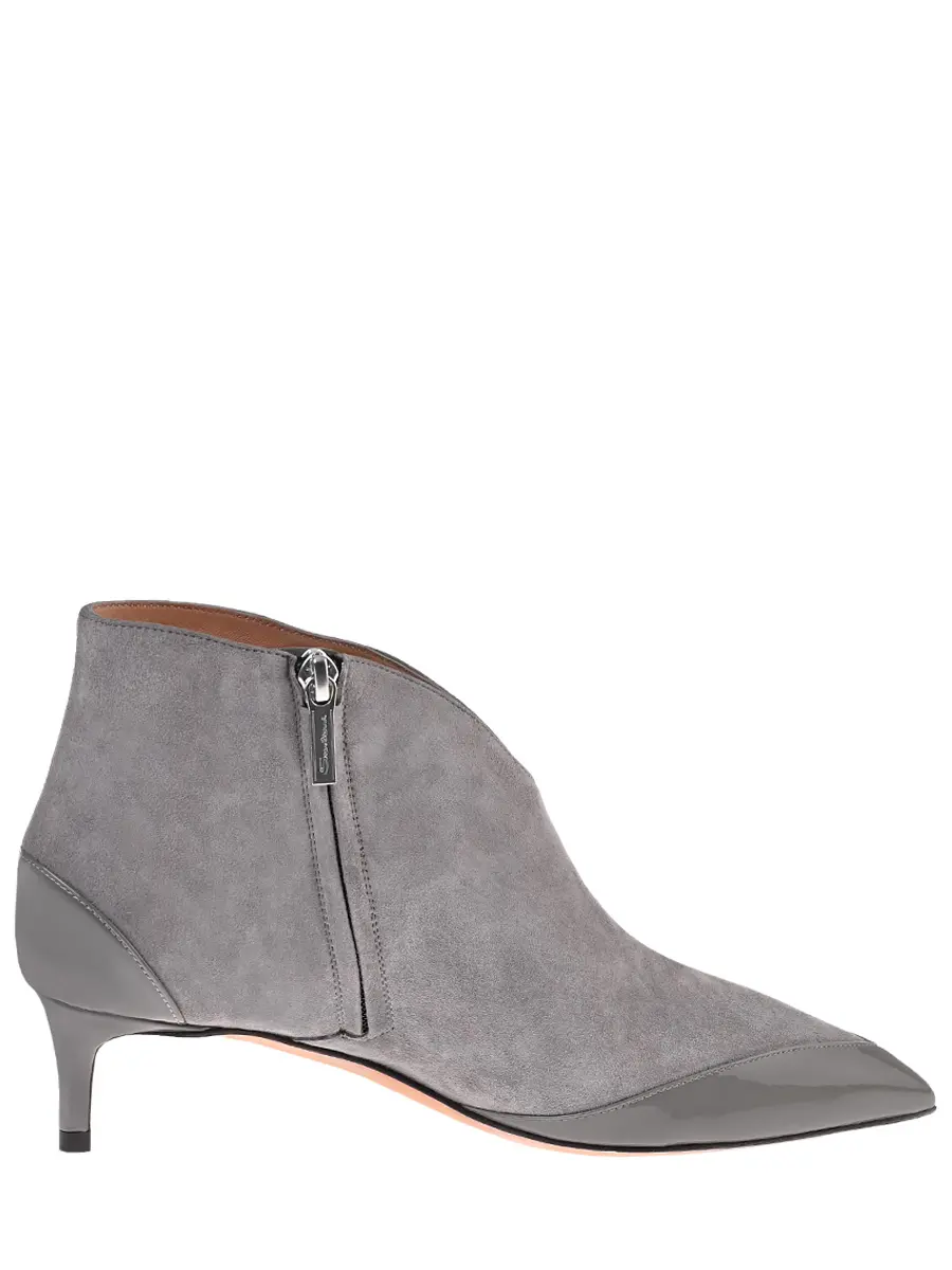 Ботильоны замшевые