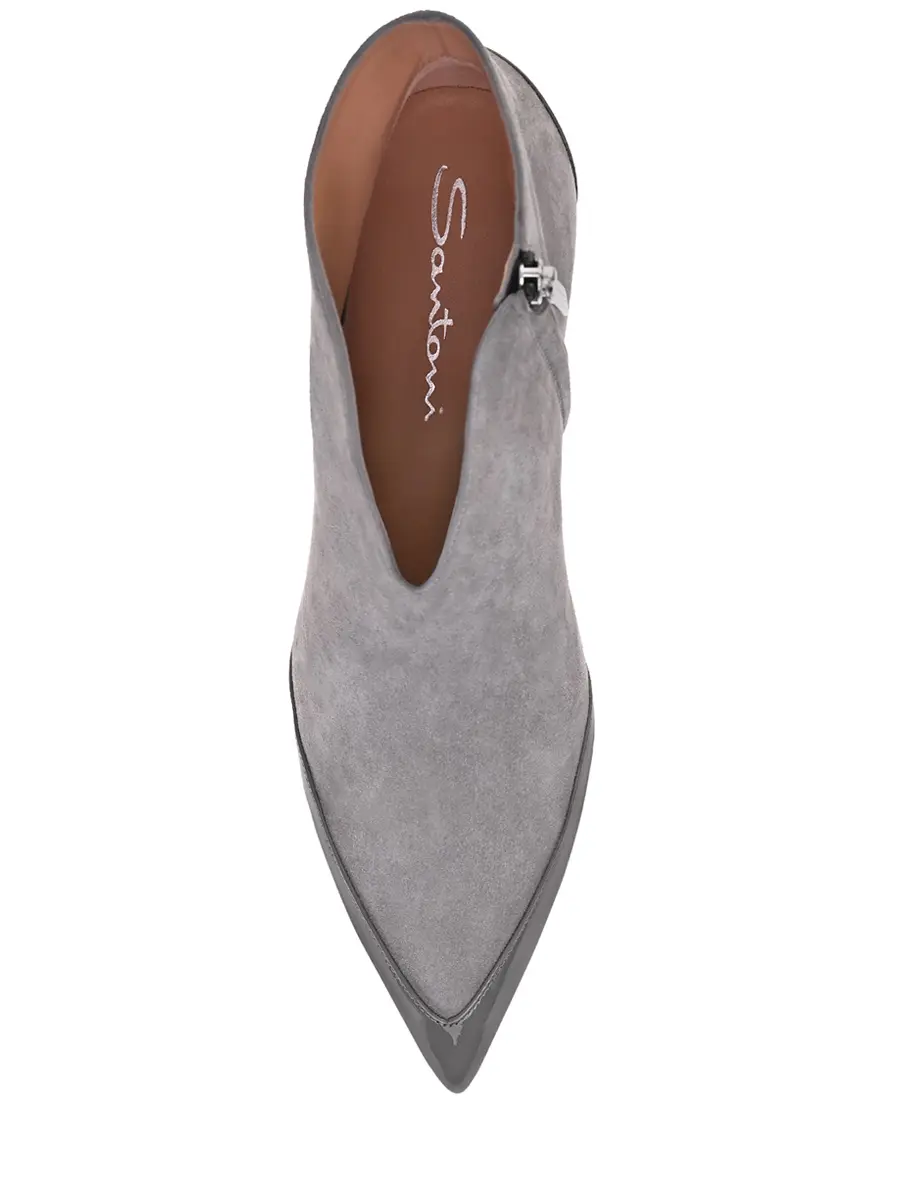 Ботильоны замшевые