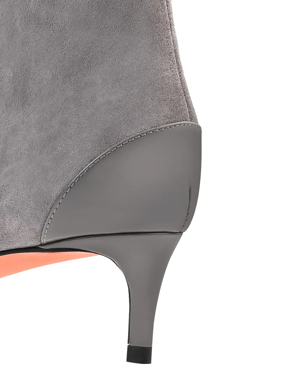 Ботильоны замшевые