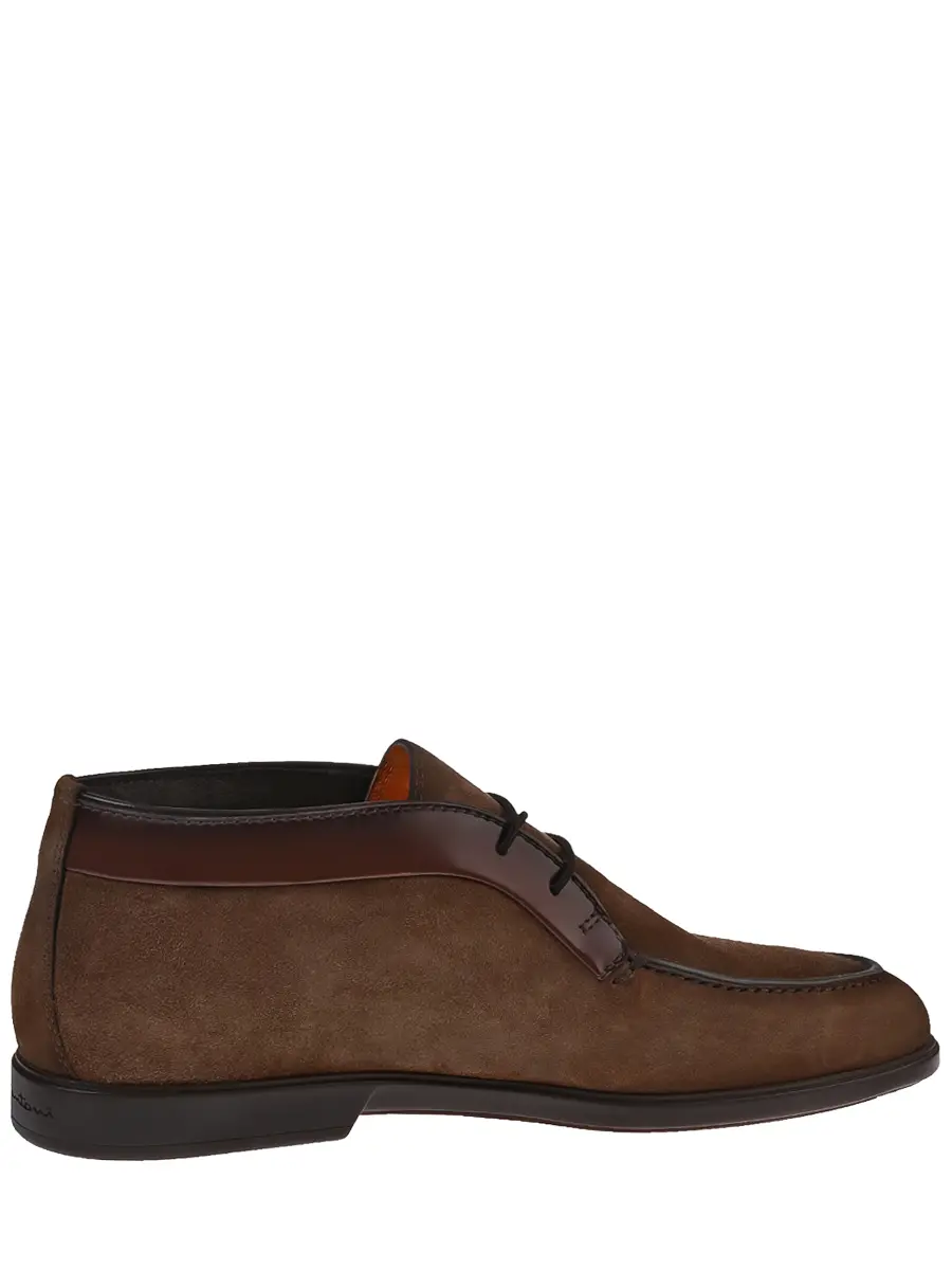 Полуботинки замшевые