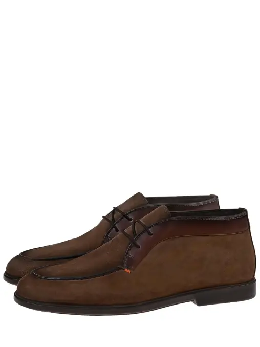 Полуботинки замшевые SANTONI