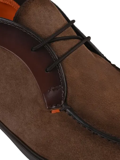 Полуботинки замшевые SANTONI