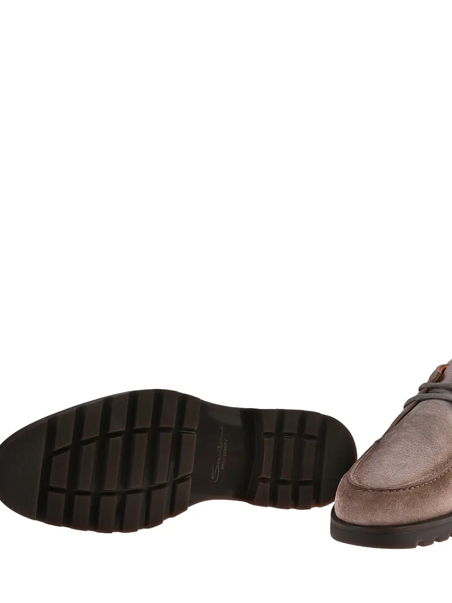 Полуботинки замшевые