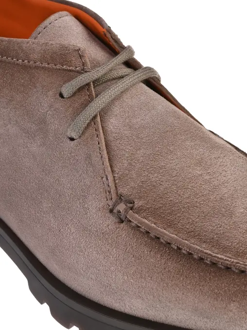 Полуботинки замшевые SANTONI