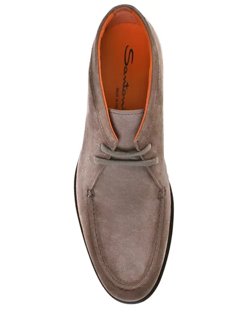 Полуботинки замшевые SANTONI